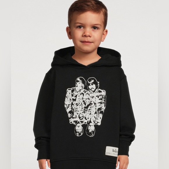 New STELLA MCCARTNEY Beatles Cotton Hoodie. Kids size 6 - Picture 1 of 6